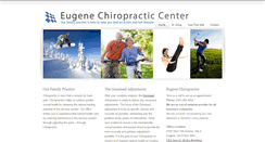 Desktop Screenshot of eugenechiropracticcenter.com